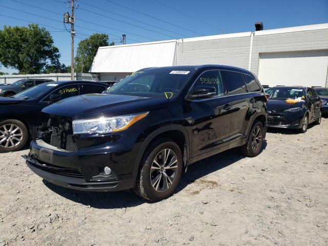 2016 TOYOTA HIGHLA XLE 5TDJKRFH0GS327568