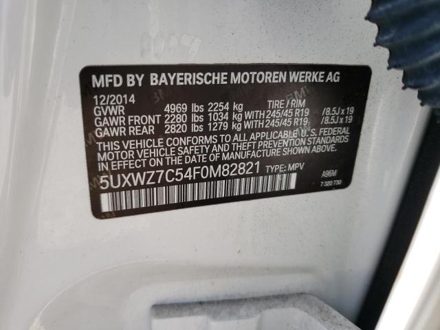 2015 BMW X3 SDRIVE2 - 5UXWZ7C54F0M82821