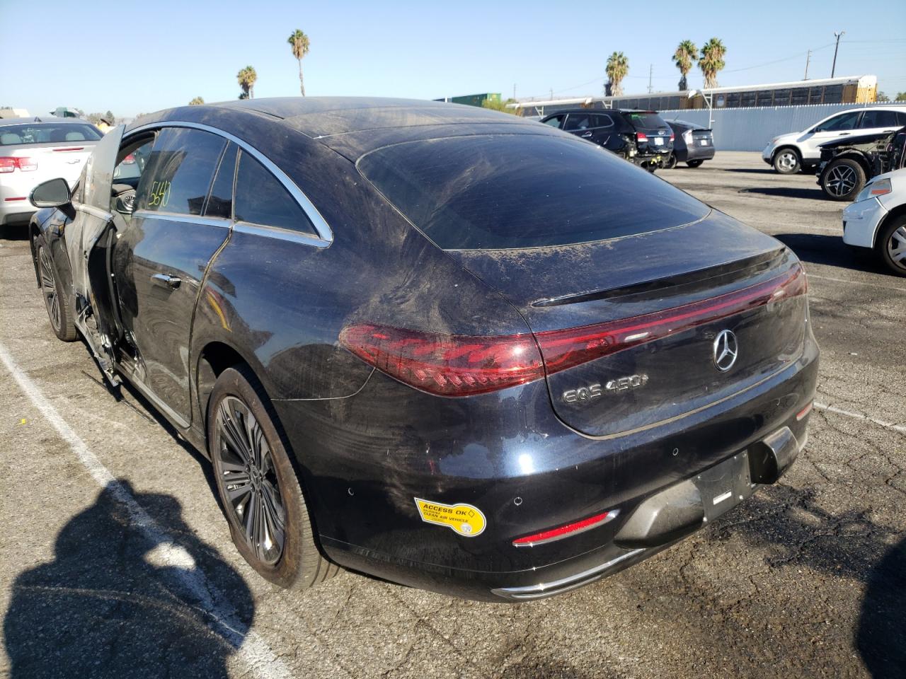 2022 Mercedes-Benz Eqs 450+ VIN: W1KCG2DB6NA001001 Lot: 57709242