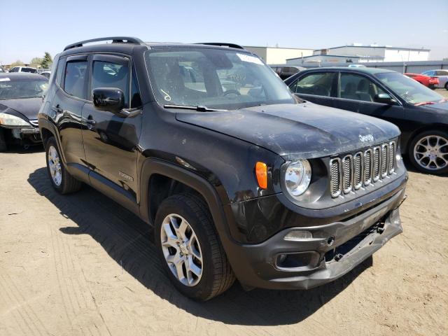 Salvage cars for sale from Copart Bakersfield, CA: 2017 Jeep Renegade L