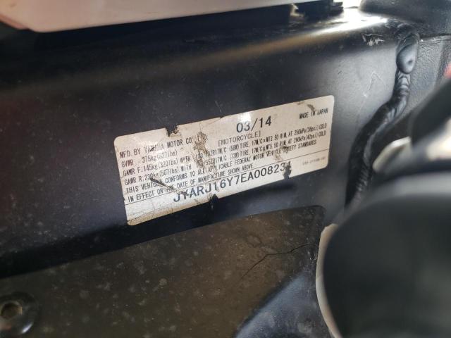 2014 YAMAHA YZFR6 C JYARJ16Y7EA008231