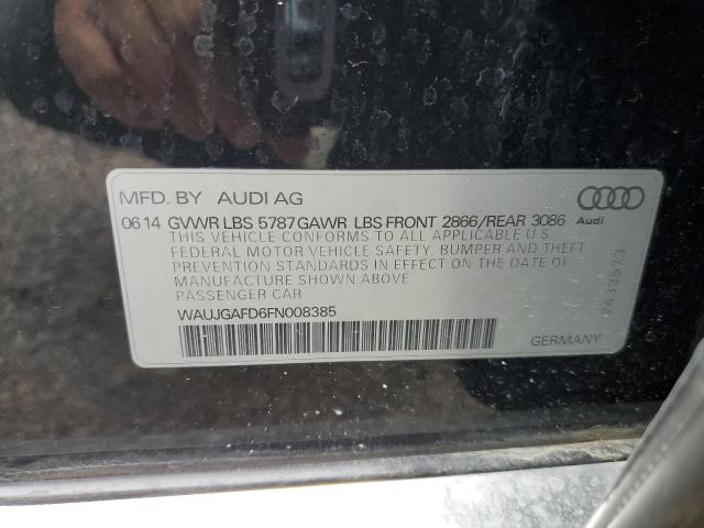 2015 AUDI A8 QUATTRO WAUJGAFD6FN008385