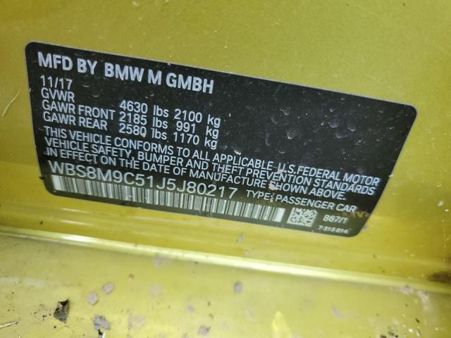 2018 BMW M3 - WBS8M9C51J5J80217