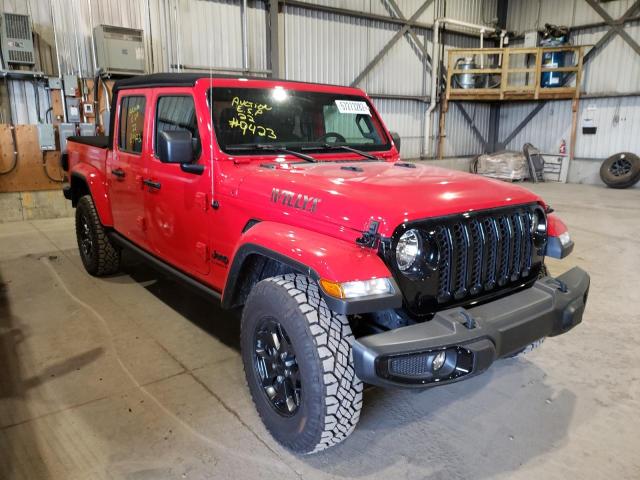 Salvage cars for sale from Copart Montreal Est, QC: 2021 Jeep Gladiator