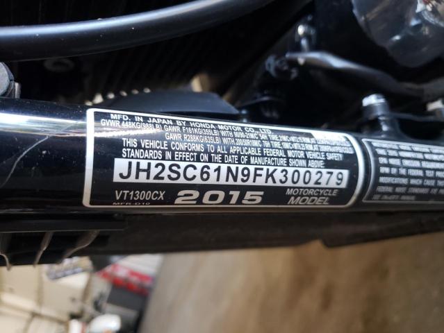 2015 HONDA VT1300 CX JH2SC61N9FK300279