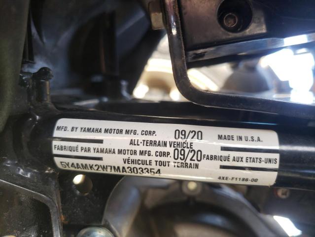 2021 YAMAHA YFM700 G 5Y4AMK2W7MA303354