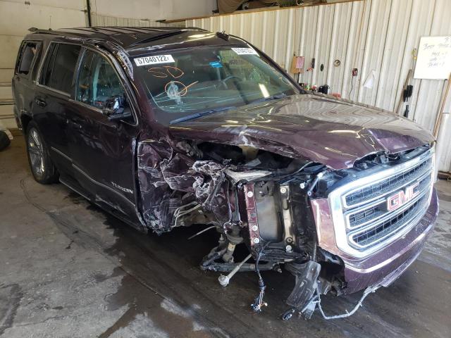 Salvage cars for sale from Copart Lyman, ME: 2017 GMC Yukon SLT