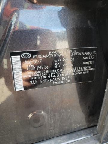 2022 HYUNDAI SONATA SEL - 5NPEJ4J27NH138722