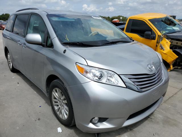 Salvage cars for sale from Copart Grand Prairie, TX: 2014 Toyota Sienna XLE
