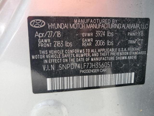 2018 HYUNDAI ACCENT GL 5NPD74LF7JH356051