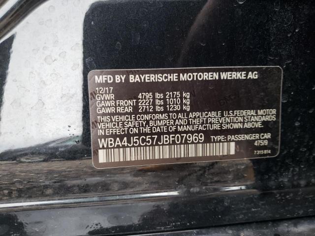 2018 BMW 440I GRAN WBA4J5C57JBF07969