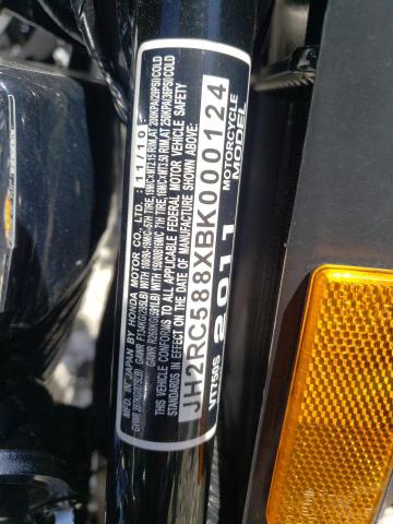 2011 HONDA VT750 RS JH2RC588XBK000124