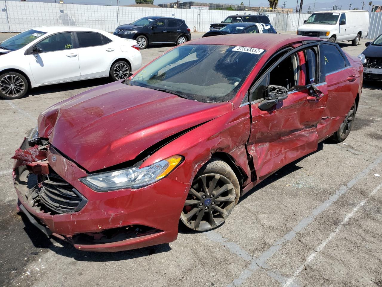 3FA6P0H74HR192855 FORD FUSION 2017