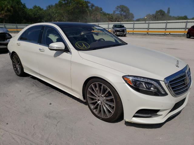 Salvage cars for sale from Copart Fort Pierce, FL: 2016 Mercedes-Benz S 550