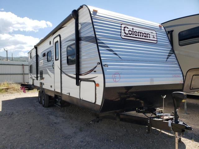 Salvage cars for sale from Copart Magna, UT: 2016 Coleman Travel Trailer