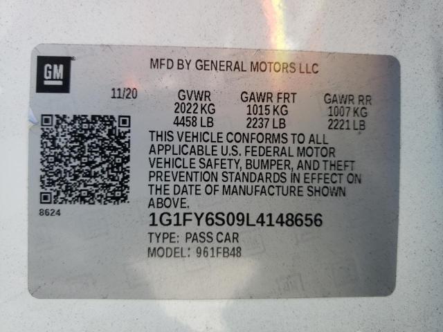 2020 CHEVROLET BOLT EV LT - 1G1FY6S09L4148656