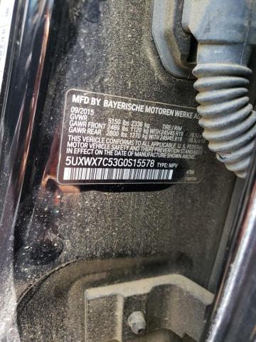 5UXWX7C53G0S15578 BMW X3 Xdrive35i
