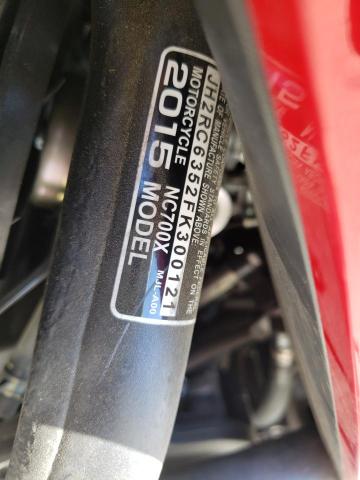 2015 HONDA NC700X JH2RC6352FK300121