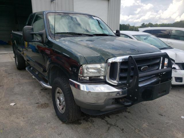 Salvage cars for sale from Copart Savannah, GA: 2003 Ford F250 Super