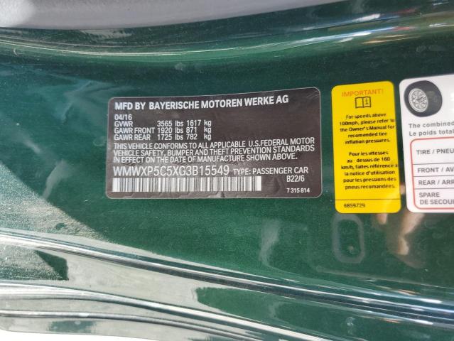 WMWXP5C5XG3B15549 Mini Cooper