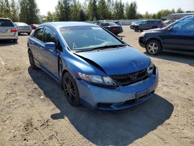 Salvage cars for sale from Copart Arlington, WA: 2009 Honda Civic LX
