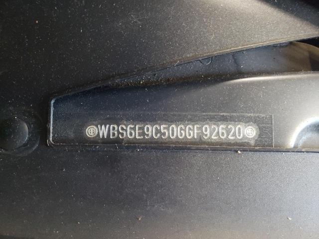 2016 BMW M6 GRAN CO WBS6E9C50GGF92620