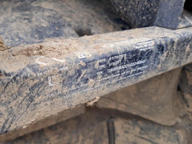 2016 POLARIS RANGER ETX 3NSRMA321GE746942