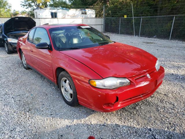Salvage cars for sale from Copart Northfield, OH: 2004 Chevrolet Monte Carl