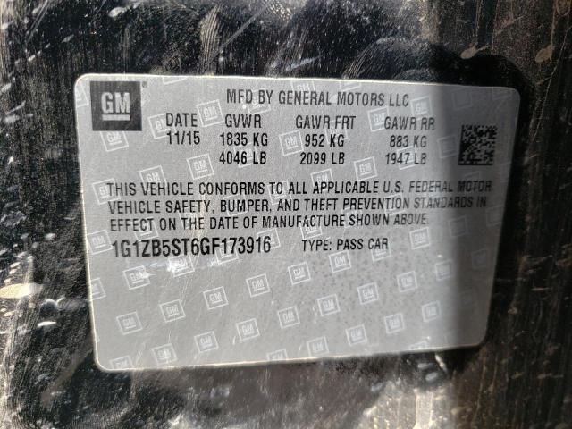 2016 CHEVROLET MALIBU LS - 1G1ZB5ST6GF173916