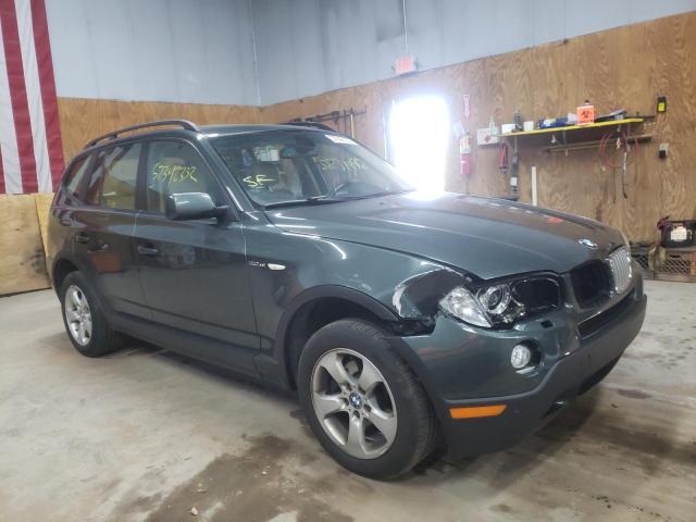 Salvage cars for sale from Copart Kincheloe, MI: 2007 BMW X3 3.0SI