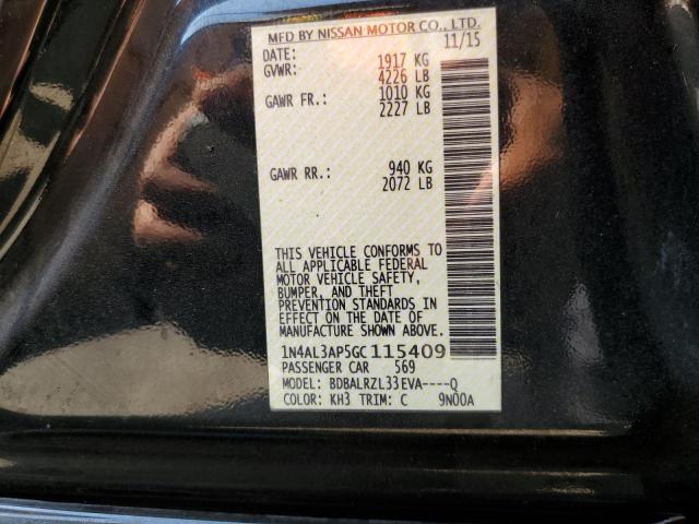 2016 NISSAN ALTIMA 2.5 - 1N4AL3AP5GC115409