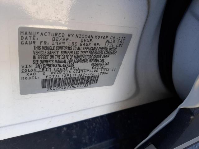 2022 NISSAN KICKS 3N1CP5DVXNL497339