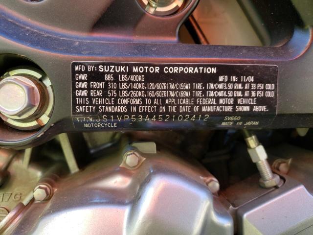 2005 SUZUKI AN650 K3 JS1CP51AX52100643