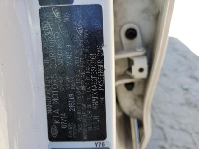 KNAFX4A62F5303161 KIA FORTE LX