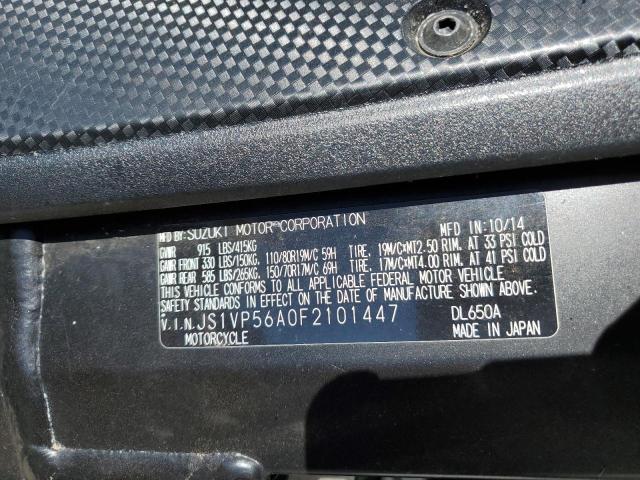 2015 SUZUKI DL650 A JS1VP56A0F2101447