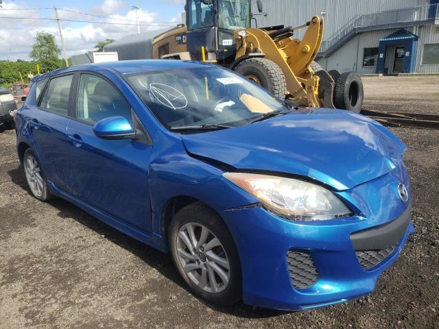 Salvage cars for sale from Copart Montreal Est, QC: 2013 Mazda 3 I