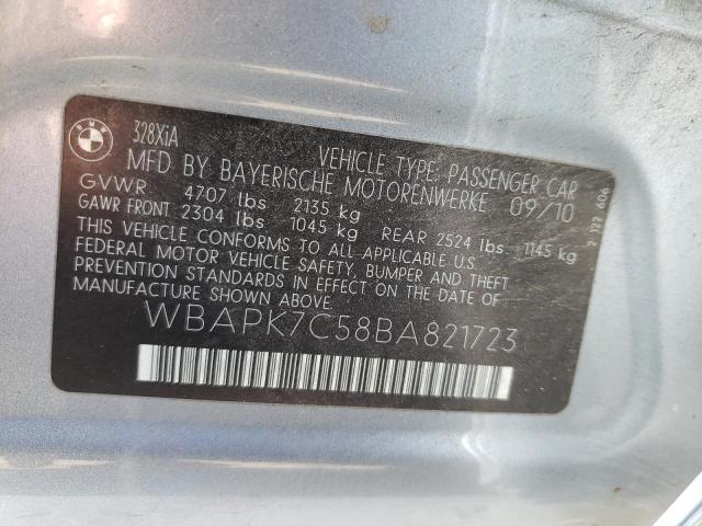 WBAPK7C58BA821723 BMW 328 XI