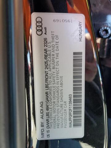 2015 AUDI S3 PRESTIG WAUFFGFF2F1139463