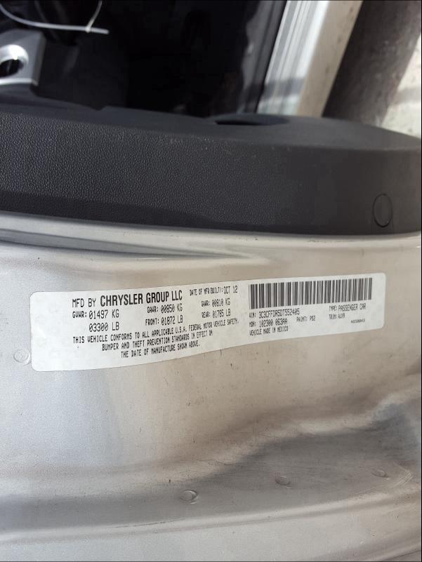 2013 FIAT 500 POP 3C3CFFDR5DT552405
