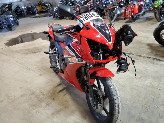 Salvage motorcycles for sale at Candia, NH auction: 2017 Honda CBR300 R
