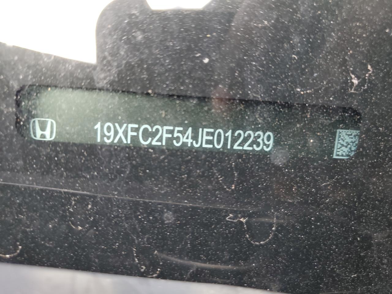 19XFC2F54JE012239 HONDA CIVIC 2018