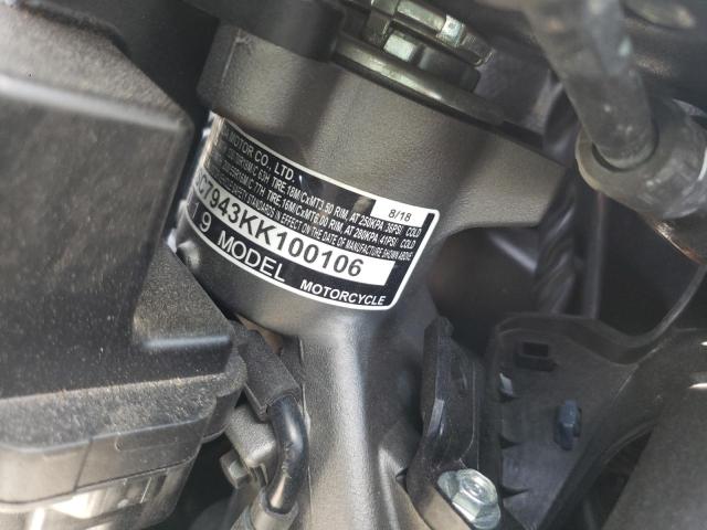 2019 HONDA GL1800 B JH2SC7943KK100106