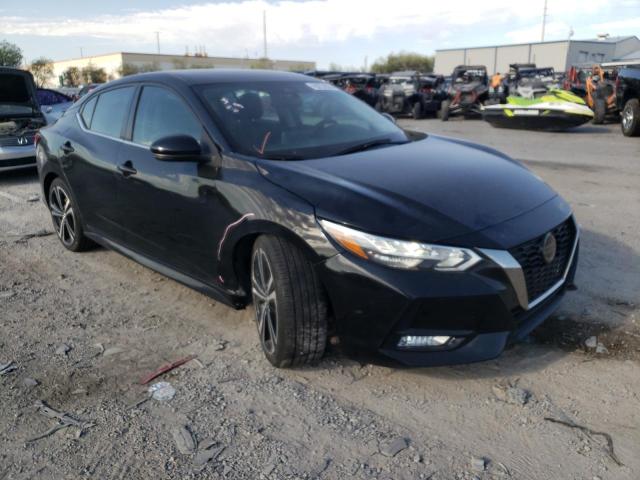 Salvage cars for sale from Copart Las Vegas, NV: 2021 Nissan Sentra SR