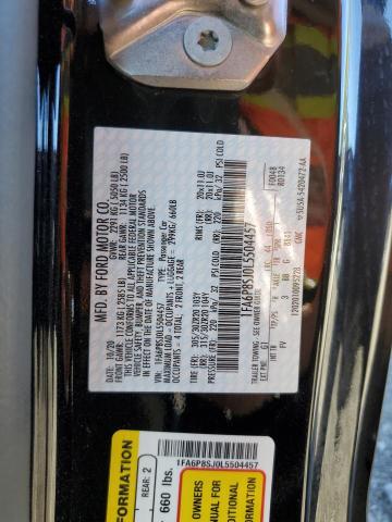 2020 FORD MUSTANG SH 1FA6P8SJ0L5504457