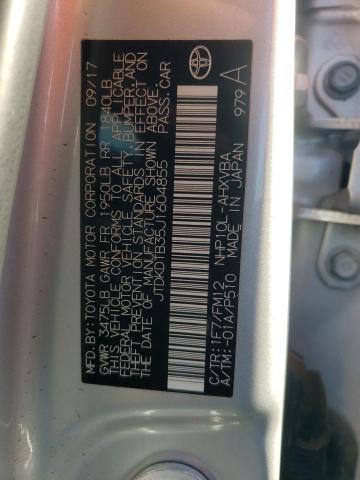 2018 TOYOTA UK JTDKDTB35J1604855