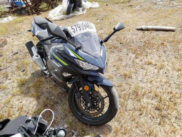 Salvage motorcycles for sale at Pekin, IL auction: 2022 Kawasaki EX400