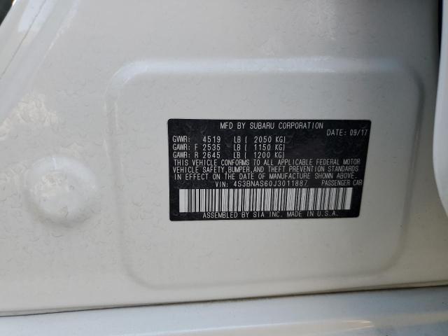 2018 SUBARU LEGACY SPO 4S3BNAS60J3011887