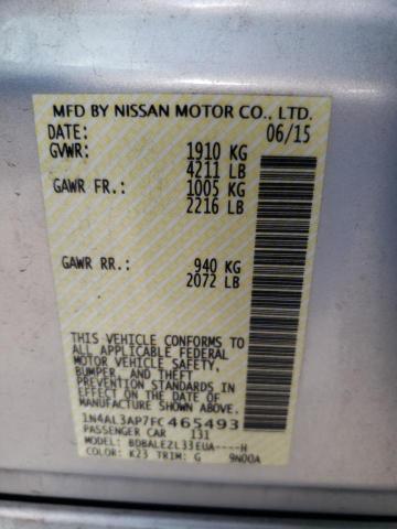 1N4AL3AP7FC465493 Nissan ALTIMA 2.5