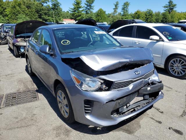 Salvage cars for sale from Copart Exeter, RI: 2020 KIA Rio LX