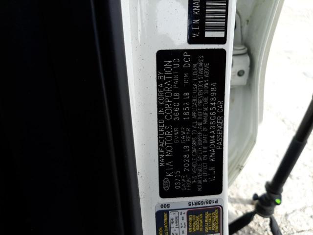 KNADM4A38G6548984 KIA RIO LX